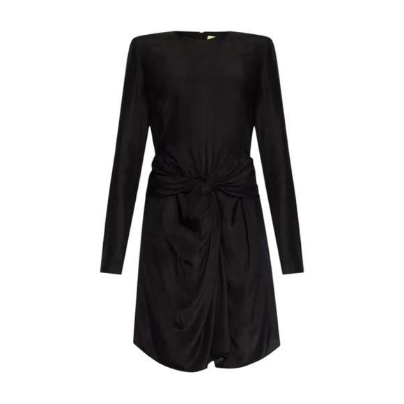 GAUGE81 EUC Black Izu Silk Minidress Size 38 - Picture 7 of 13